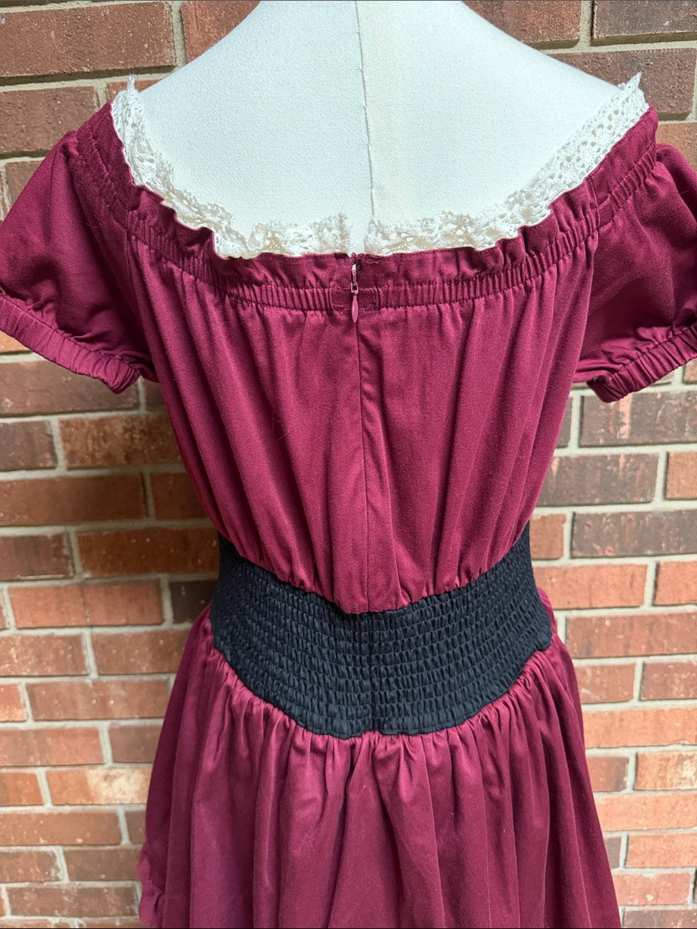 The Dress Shop Disney Pirates of the Caribbean Pirate Red Lace-up Dress Size S - Picture 6 of 13